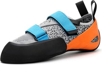 Generic Unisex Professional Indoor Rock Climbing Shoes - Anti-Slip Wear-Resistant Rock Climbing Shoes with Breathable Upper (Gray,10.5)