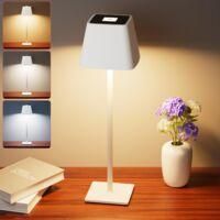 OEM L&aacute;mpara De Mesa Inal&aacute;mbrica Regulable - L&aacute;mpara De Mesa Led Con 3 Modos De Color Y Bater&iacute;a Recargable De 5200 Mah - Control T&aacute;ctil Ip54 Impermeable Me