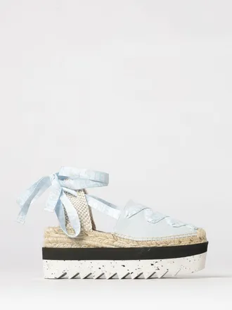 Stella McCartney Espadrille Woman color Sky Blue