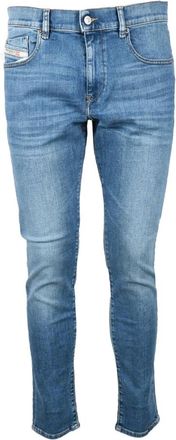 Diesel Slim-fit Jeans, male, Blue, Size: W31 Classic Denim Jeans with Elastane Blend
