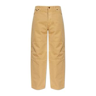 Burberry Wide Trousers, male, Beige, Size: L Corban Cargo Trousers