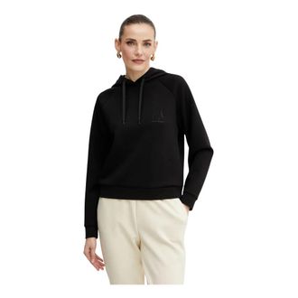 A|X Armani Exchange Hooded Sweatshirt - Dames - Hoodies - Zwart - L - Katoen - Hoodies & sweatvesten