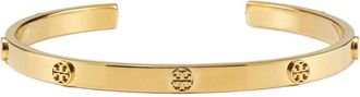 Tory Burch Bracciale rigido Miller con borchie - Oro