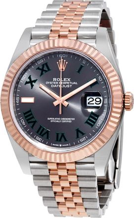 Rolex Pre-owned Rolex Datejust Slate Dial Mens Watch M126331-0016