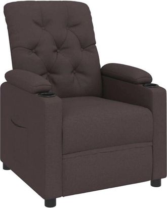 vidaXL Vidaxl - Sill&oacute;n Reclinable De Tela Marr&oacute;n