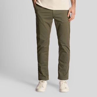 Lyle & Scott Heren Lyle And Scott Anfield Chino in Groen