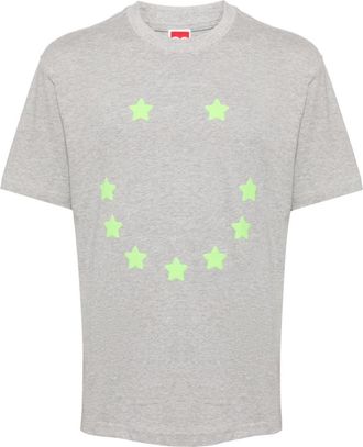 Ground-Zero star-print cotton T-shirt - unisex - Cotton - S - Grey