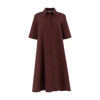 Antonelli Shirt Dresses, female, Brown, Size: XL Matthew Dress