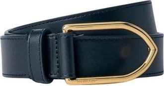 Jacquemus La Ceinture Bambino Leather Belt - Dames - Riemen - Zwart - 80 CM - Leer - Accessoires
