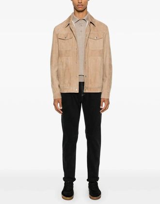 Brunello Cucinelli Mens Fine-Knit Polo Shirt Aw24 M