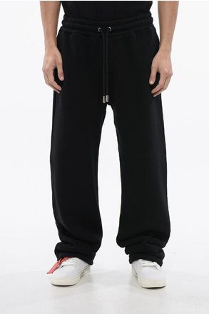 Off-white Brushed Cotton BANDANA Embroidered Joggers size Xxl