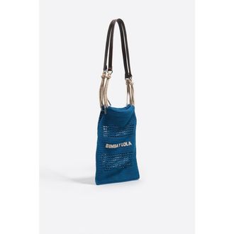 Bimba & Lola Crochet Market Bag in Blue at Nordstrom