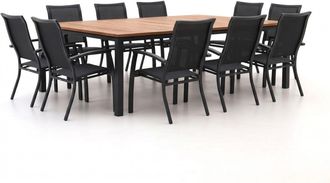 Bellagio la vita attrattiva Bellagio Lugo/Linosa 240x160cm dining tuinset 11-delig stapelbaar
