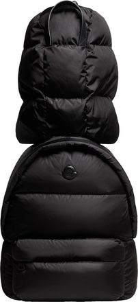 Moncler Caradoc Backpack With Hood Black Size One size