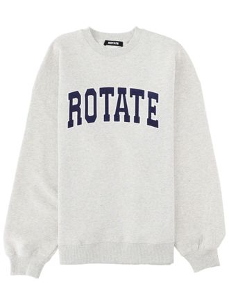 Rotate Casual Bold Logo Organic Cotton Sweatshirt