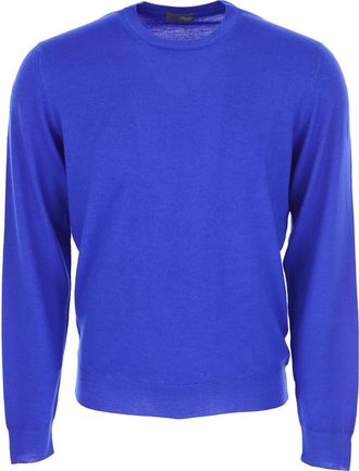 Drumohr Sweatshirts - Heren - Sweatshirts - Blauw - M - Hoodies & sweatvesten