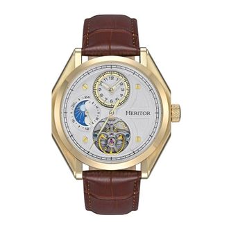 Heritor Antoni Automatic Silver Dial Mens Watch HERHS4305