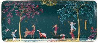 Portmeirion Sara Miller Woodland Tales Deer & Robin Sandwich Tray
