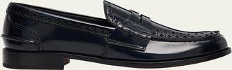 Churchs Polished Fume Leather Penny Loafers