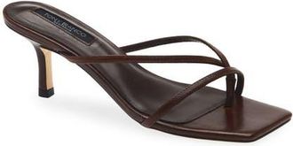 Tony Bianco Roxta Sandal in Chocolate Vintage at Nordstrom, Size 6.5