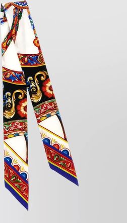 Dolce & Gabbana silk printed bandeau