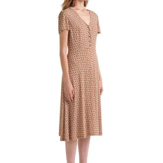 Maliparmi Midi Dresses, female, Brown, Size: 2XL Mini Moulin&eacute; Dress