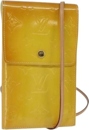 Louis Vuitton Pre-owned Cross Body Bag - Dames - Vintage Schoudertas - Geel - ONE Size - Leer - Vintage