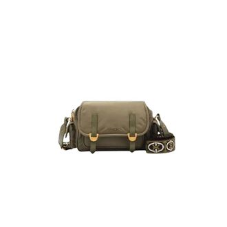 Coccinelle Tassen, Dames, Groen, ONE Size, Leer, Campus Crossbody Bag