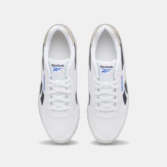 Reebok Unisex Rewind Run Trainers, White/White/Vector Navy, 40.5 EU, White Vector Navy, 8.5 UK