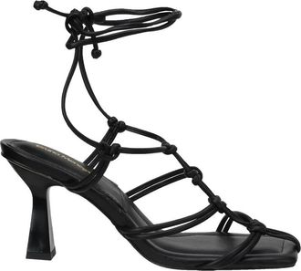 Bruno Menegatti Womens Adria Strappy Leather Sandal In Black