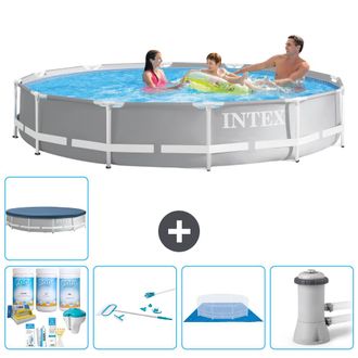 Intex Piscina Prism Frame Redonda - 366x76 Cm - 7-piezas S20522