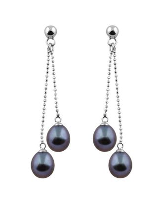 Splendid Pearls Silver 7-8Mm Pearl Earrings