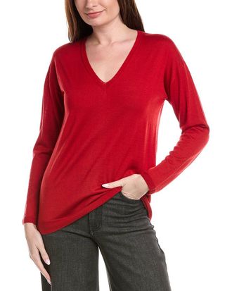 Akris Cashmere & Silk-Blend Knit Sweater
