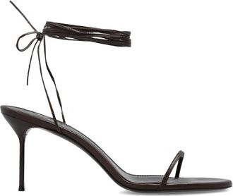 PARIS TEXAS Lidia Hak Sandalen - Dames - Sandalen met hakken - Bruin - 41 EU - Leer - Schoenen