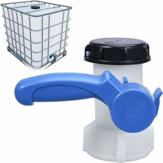 OEM Para Tanque Ibc De 1000 Litros, V&aacute;lvula De Mariposa Con Tuerca Flotante De Aluminio S60x6