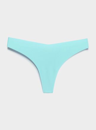 Miiyu Womens Dense laser-cut thong Recycled nylon