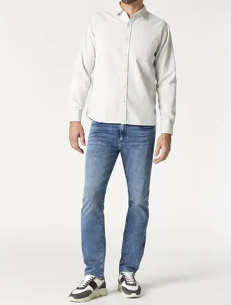 Mavi Long Sleeve Shirt In Glacier Gray