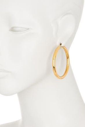HMY Jewelry Thick Hoop Earrings 40mm in Yellow at Nordstrom Rack