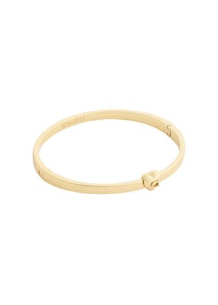 Coach Heart Logo Bangle - Gold - One Size