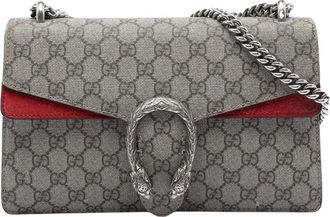 Gucci Pre-owned Cross Body Bags, female, Multicolor, Size: ONE SIZE Pre-owned Vintage GG Supreme Dionysus Shoulder Bag