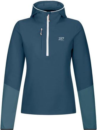 2117 of Sweden Gyljen Waffle Hoodie Fleecejacke f&uuml;r Damen | blau