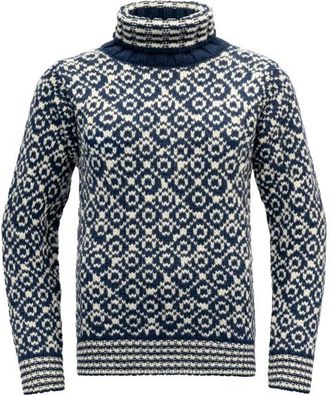 Devold Svalbard Sweat Highneck Wollpullover - Unisex | grau
