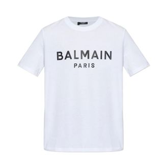 Balmain Hombre, Camisetas, Blanco, Talla: S