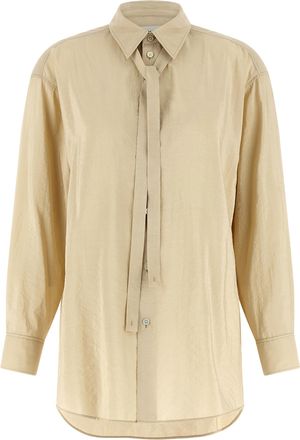 Christophe Lemaire Beige Silk Womens Blouse