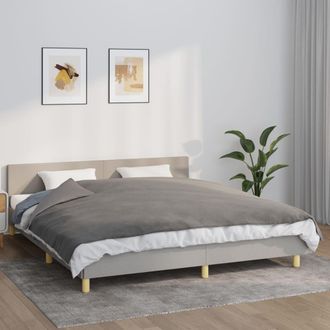 vidaXL Vidaxl - Manta Con Peso Con Funda Tela Gris 155x220 Cm 11 Kg