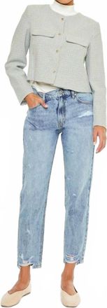 Kancan Womens Twyla Super High Rise Mom Jeans In Blue
