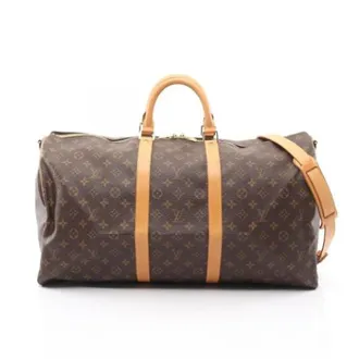 Louis Vuitton Vintage, unisex, Bruin, ONE Size, Pre-owned Weekendtas