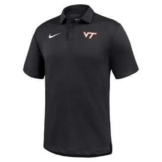 Nike Virginia Tech Hokies Tour Nike Mens Dri-FIT College Polo in Black | M51839E169VATH-BLK