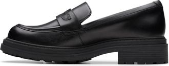 Clarks Womens Orinoco3 Edge, Black Leather, 7.5 UK