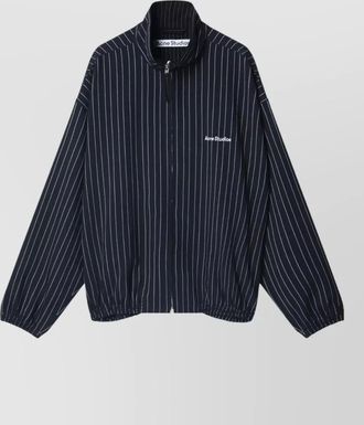 Acne Studios pinstripe single breasted coat